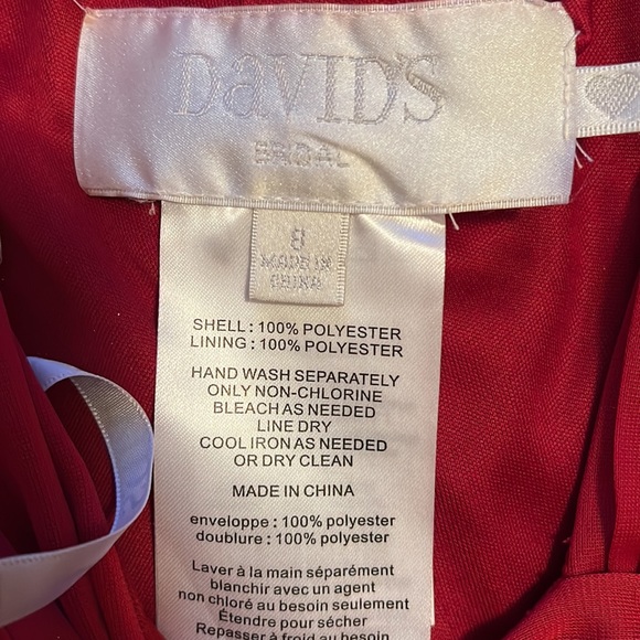 Apple Red brides maids wedding dress - Picture 5 of 6